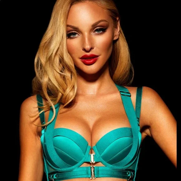 Honey Birdette Kiriko Jade 3 piece set. I have two of these bras on 32D/38C